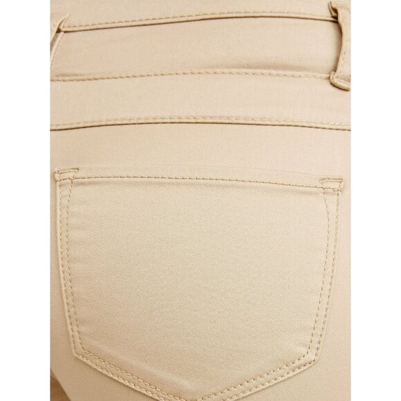 No Boundaries Juniors Triple Stack Skinny Jeans, Khaki, 5 - Picture 3 of 4